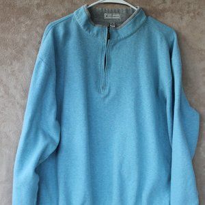 Peter Millar - Blue - Quarter Zip Pullover - XL